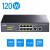 CUDY GS1010P 8-Port Gigabit PoE+ Switch with 2 Gigabit Uplink Ports 120W