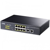 CUDY GS1010P 8-Port Gigabit PoE+ Switch with 2 Gigabit Uplink Ports 120W