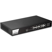 DrayTek Vigor P2121 12-Port Layer 2 Managed Gigabit PoE+ Switch