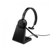 Jabra 6693-833-399 Evolve 65 SE MS Mono Headset With Charging Stand - Black